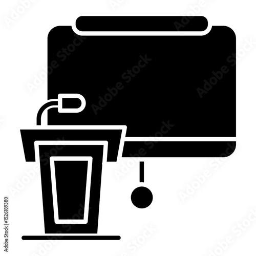 keynote presentation Solid icon