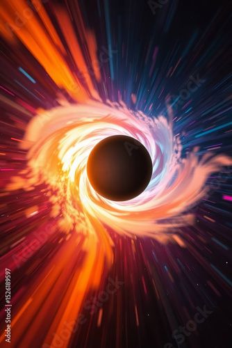 Luminous Orb Pulsing in Grainy Space