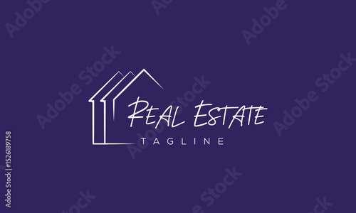 Elegant Signature Real Estate Logo – Handwritten Style Branding Design for Property & Realtors