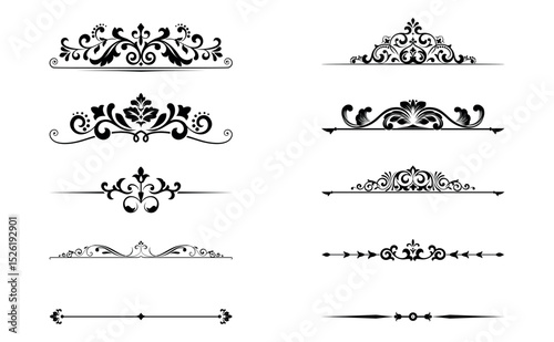 Vintage set. Floral elements for design monograms, invitations, frames, menus and labels. Graphic design of the website, cafes, boutiques, hotels, wedding invitations.