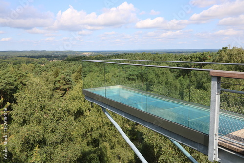 Skywalk im Baumwipfelpfad Heidehimmel in der Lüneburger Heide