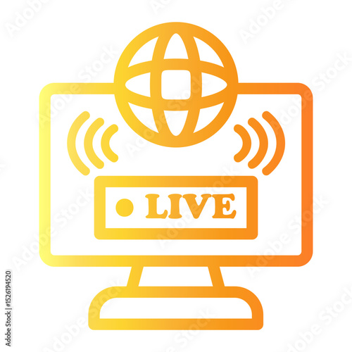 business Line Gradient Icon
