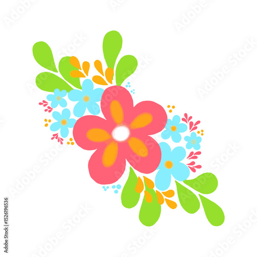 simple floral arrange spring 