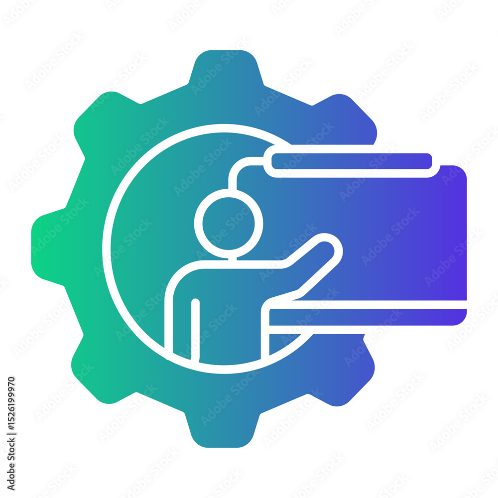 Obraz premium mentorship Gradient icon