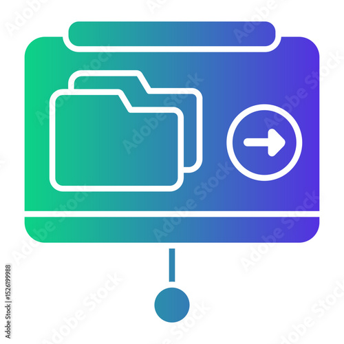 next Gradient icon