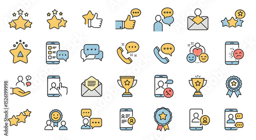 set of icons for web design