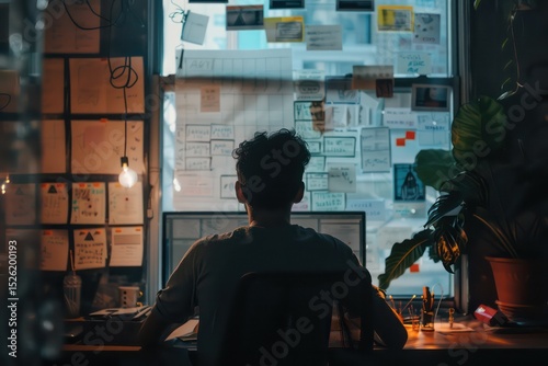 Startup founders meticulously planning their long-term business strategy to drive sustained profitability . 