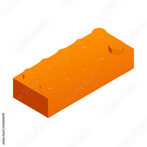 orange isolated on white