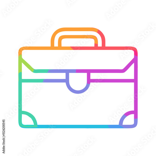 vector illustration of a suitcase