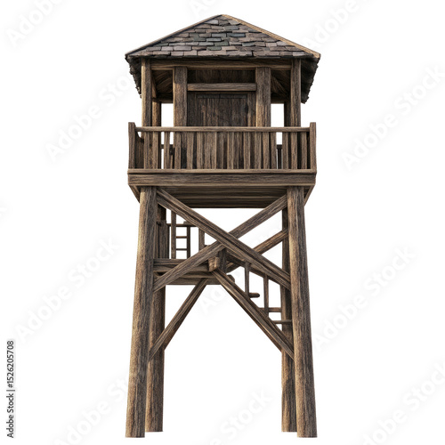Old Wooden Watchtower