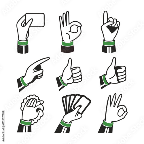 Hand Gestures A Collection of Illustrated Hand Poses and Signals