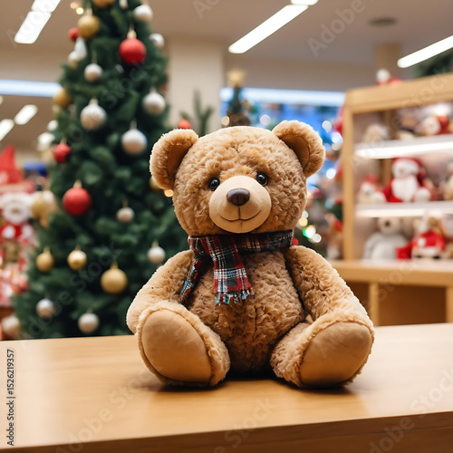 christmas teddy bear