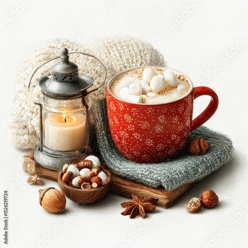 Cozy moments filled with warmth and sweetness celebrating hygge during the holiday season