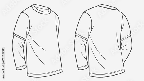 T shirt design template customizable apparel mockup