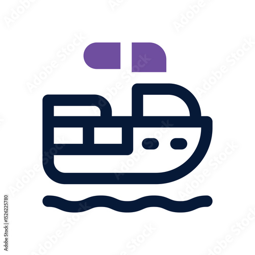 jet ski duotone icon. Sleek and modern vector icon for websites, mobile apps, marketing materials, and corporate design. Fully scalable and ready to use.