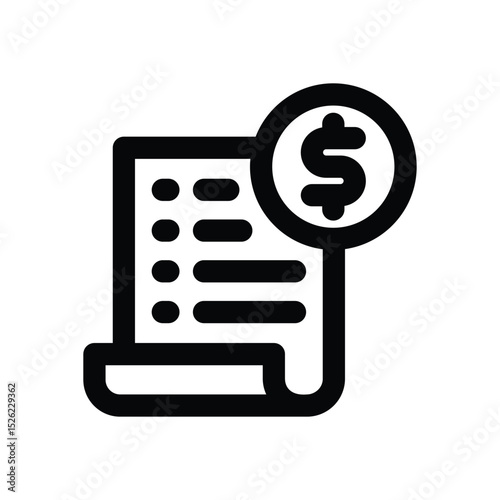 list line icon. Clean and minimalist vector icon for websites, mobile apps, presentations, and logos. Fully scalable and customizable for any project.