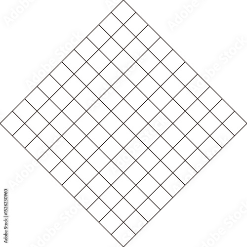 Geometric Background with Divided Diamond Shapes and Black Lines