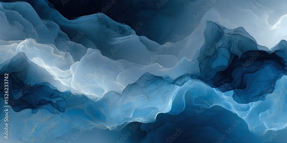 Naklejka premium Abstract dark blue and gray background