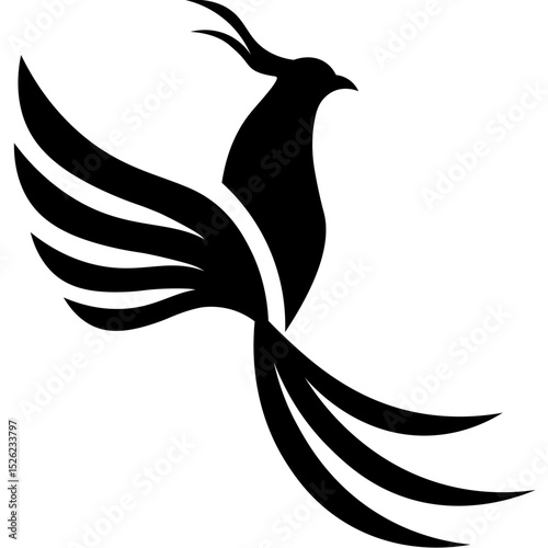Phoenix Bird Logo Design
