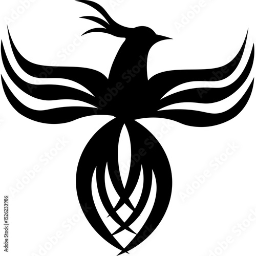 Phoenix Bird Logo Design