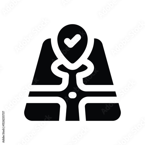 map glyph icon. Strong and solid vector icon for websites, mobile interfaces, presentations, and visual branding. High quality and easy to edit.