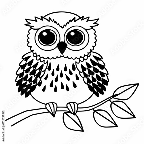 owl on branch