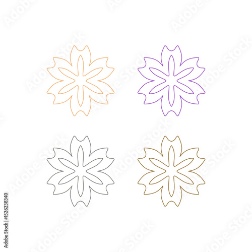 Natural Mandala Ayurveda Resort Sign Symbol Logo
