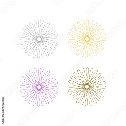 Natural Mandala Ayurveda Resort Sign Symbol Logo

