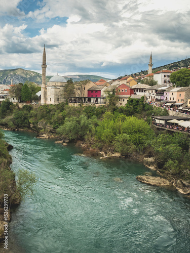 Mostar old town landscape