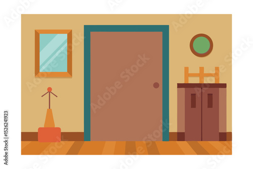 Cozy Home Entrance Interior Design of a Welcoming Foyer