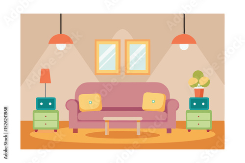 Cozy Living Room Interior Design  A Comfortable and Stylish Space
