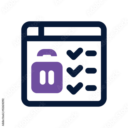 packing duotone icon. Sleek and modern vector icon for websites, mobile apps, marketing materials, and corporate design. Fully scalable and ready to use.