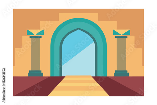 Majestic Archway Entrance A Grand Architectural Design