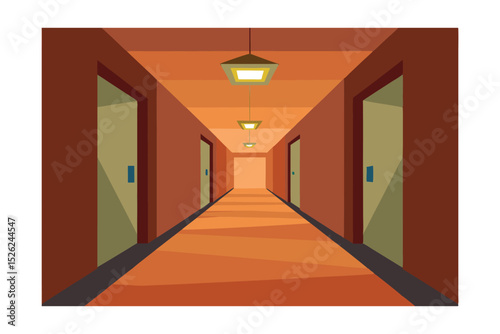 Endless Corridor A Journey Through Architectural Design and Space