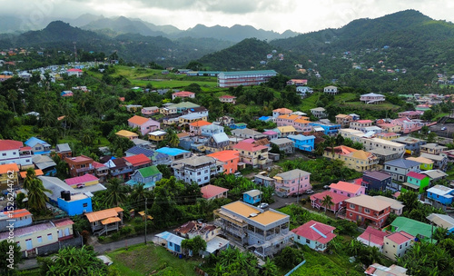 Aerial footage from Grenada 