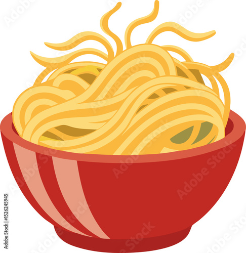 spaghetti in a bowl