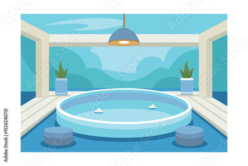 Serene Indoor Pool Design Modern Minimalist Relaxation Oasis