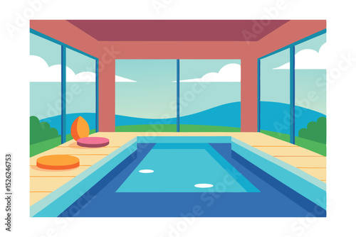 Serene Indoor Pool Design Modern Architecture Meets Tranquil Views