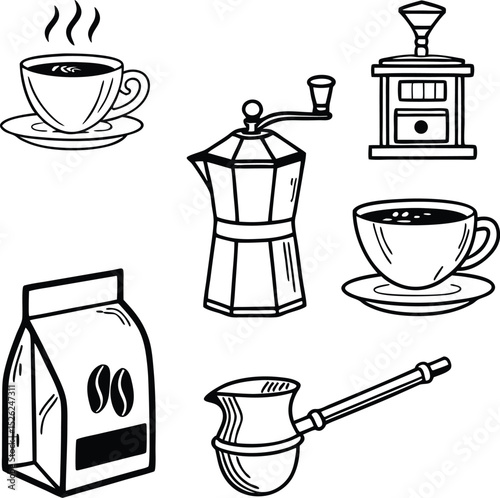 Delightful Coffee Shop Design Elements Scalable Graphics for Branding and Menu Design