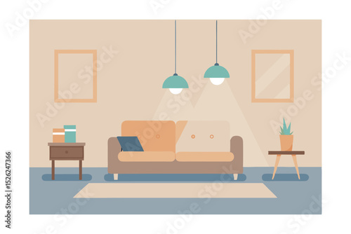 Cozy Living Room Interior Design Calm and Serene Home Space