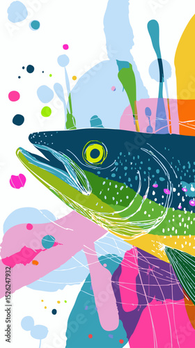 vector art poster shopping template