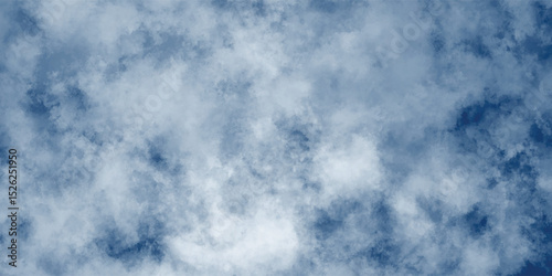 A picturesque moment in time where the heavens open to reveal drifting formations of mist and cloud

