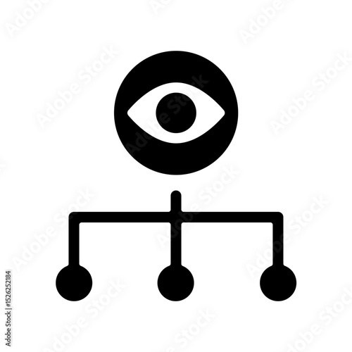 Icon a supervision, isolated against a clean background.