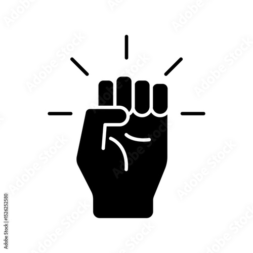 Icon a empowerment, isolated against a clean background.