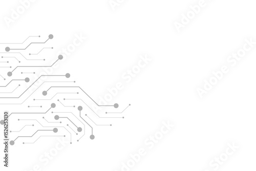 Abstract digital background with technology circuit board texture. Electronic motherboard illustration. Communication and engineering concept. Vector illustration