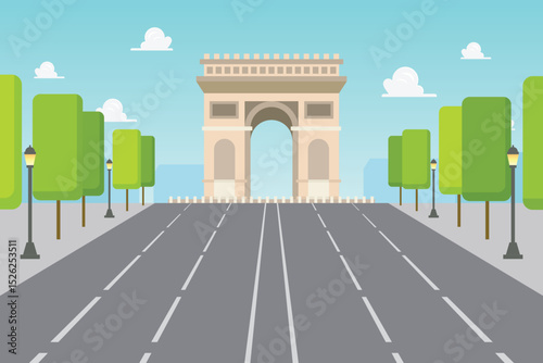 Arc de Triomphe in Paris