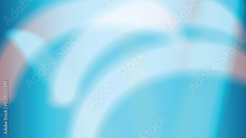Abstract neon light curve stripe on gradient blue creative background. Vector illustration.