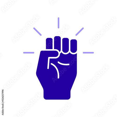 Icon a empowerment, isolated against a clean background.