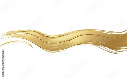 paint stroke smear on transparent background