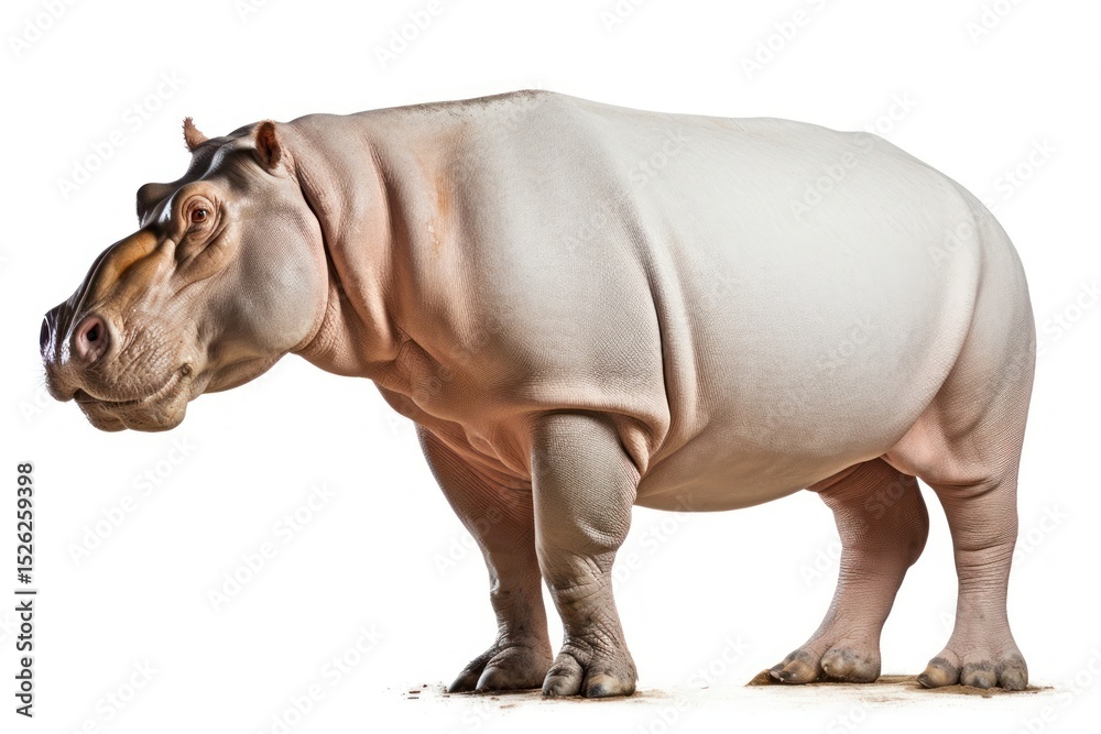 Obraz premium Nile hippopotamus wildlife animal mammal.